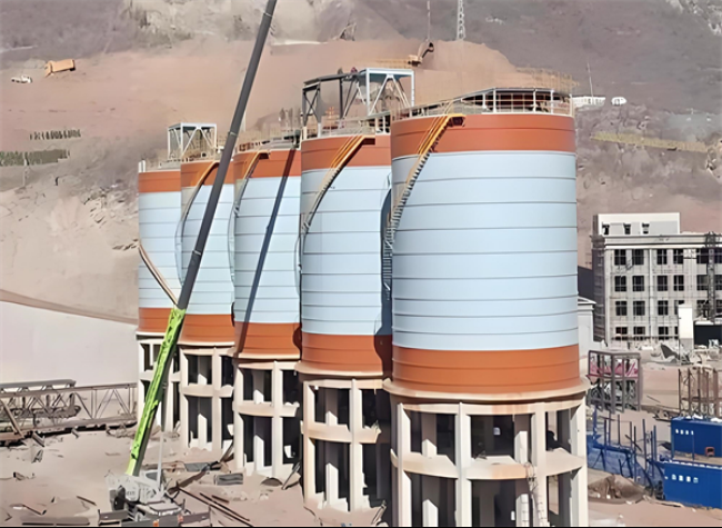 阜平高架钢板仓